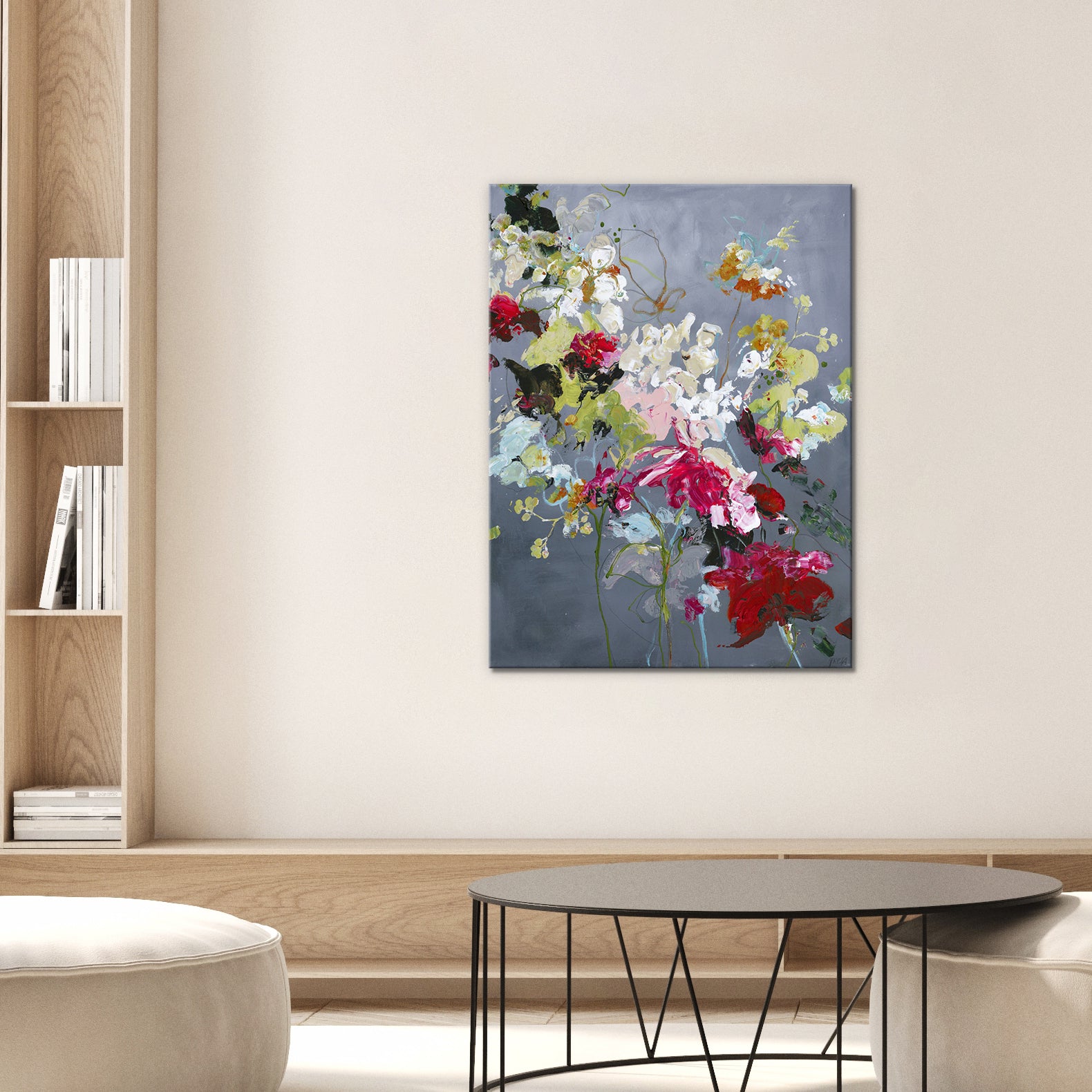 Abstract Floral 2 | Mixed Media | 80x100