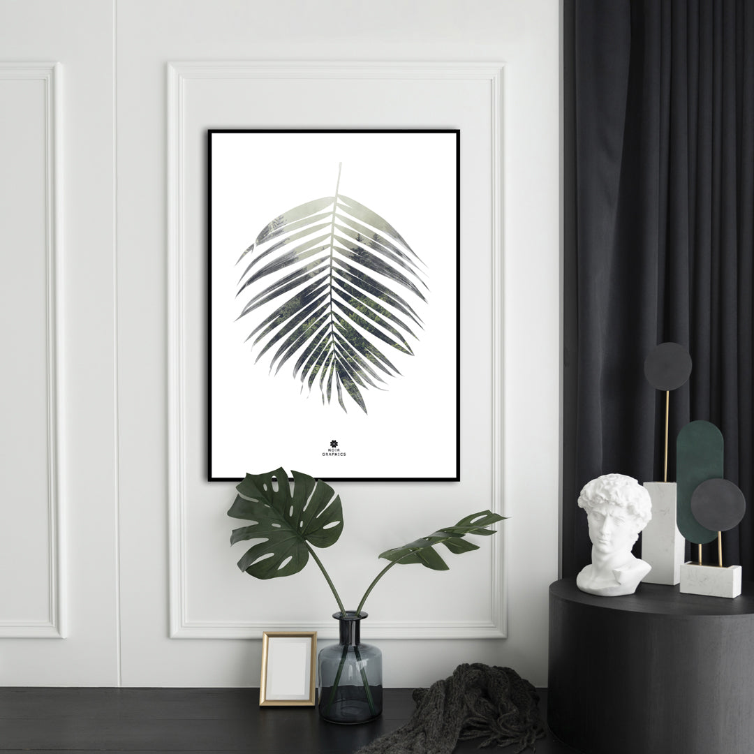 Palm leaf | Framed Poster | 50x70