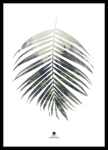 Palm leaf | Framed Poster | 50x70