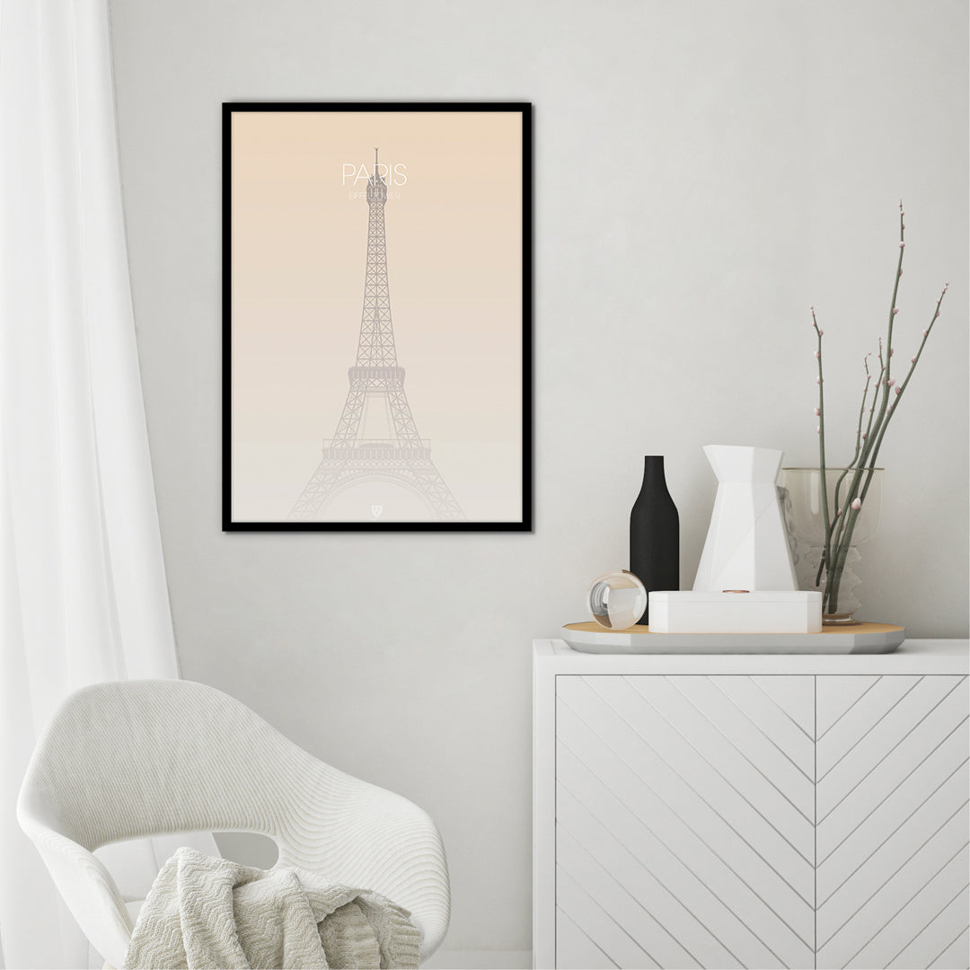 Paris Eiffel Tower | Framed Poster | 50x70