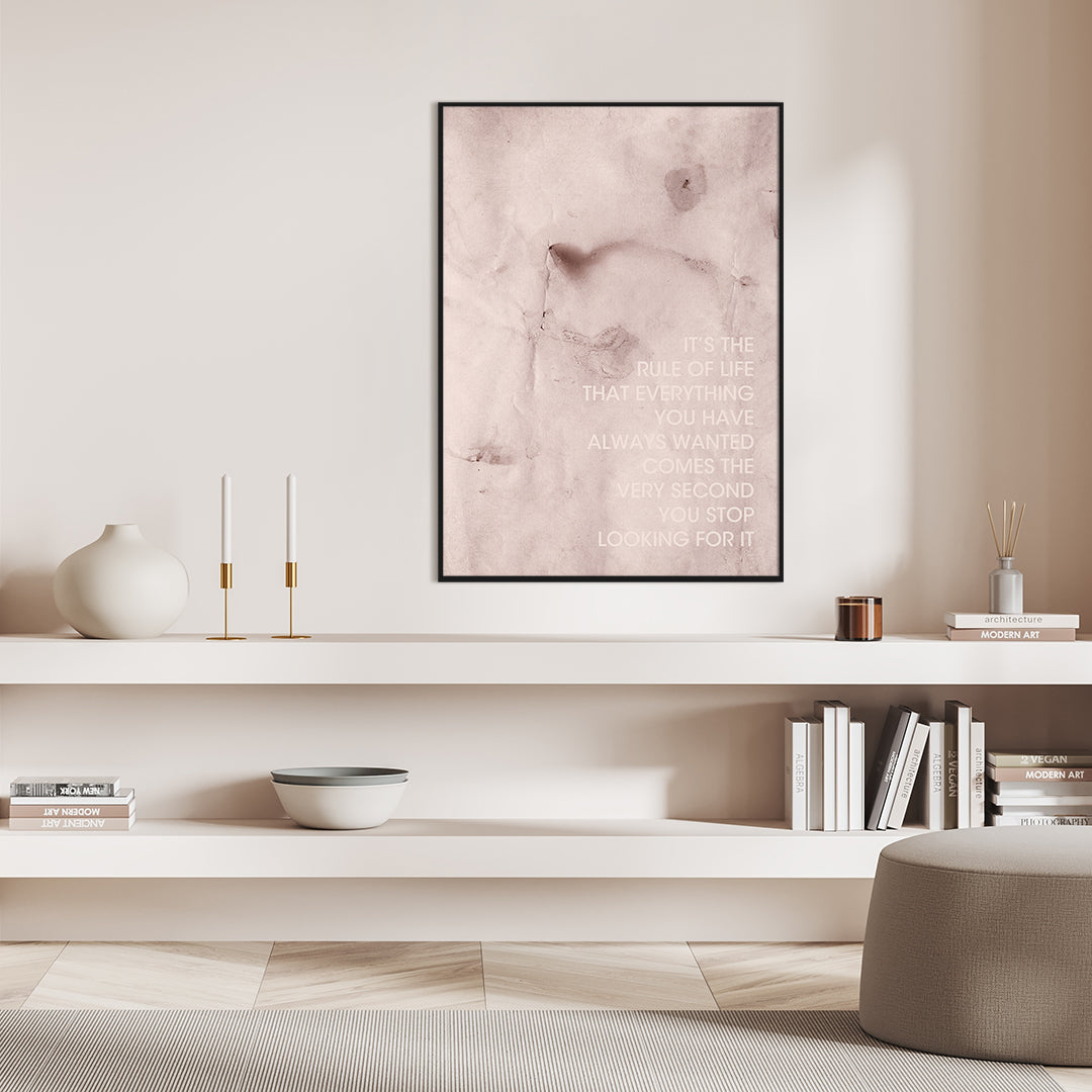 The Rule of Life | Framed Print