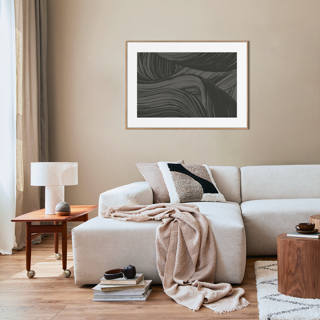 Brushed 1 | FRAMED PRINT