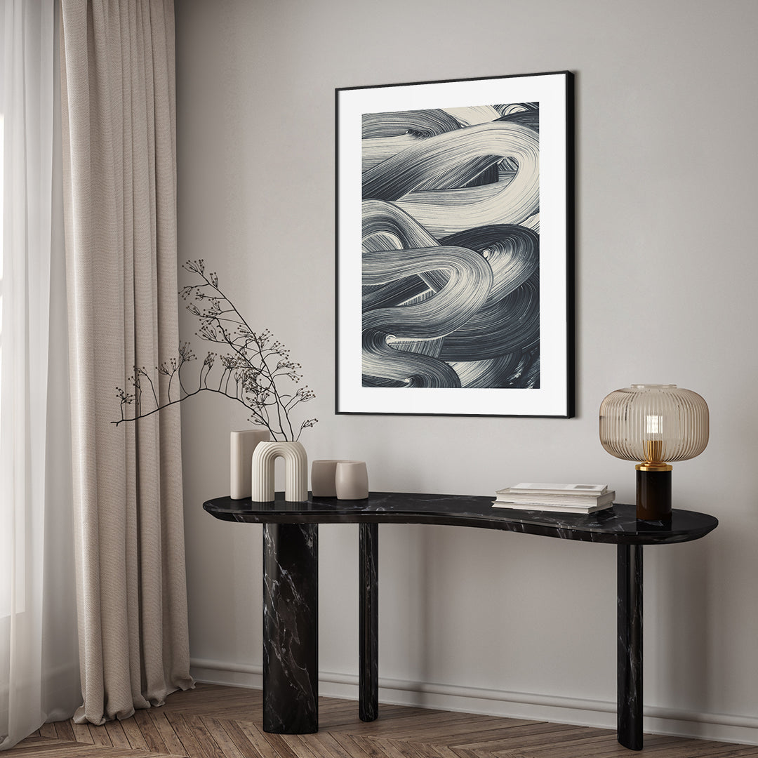 Brushed 6 | FRAMED PRINT