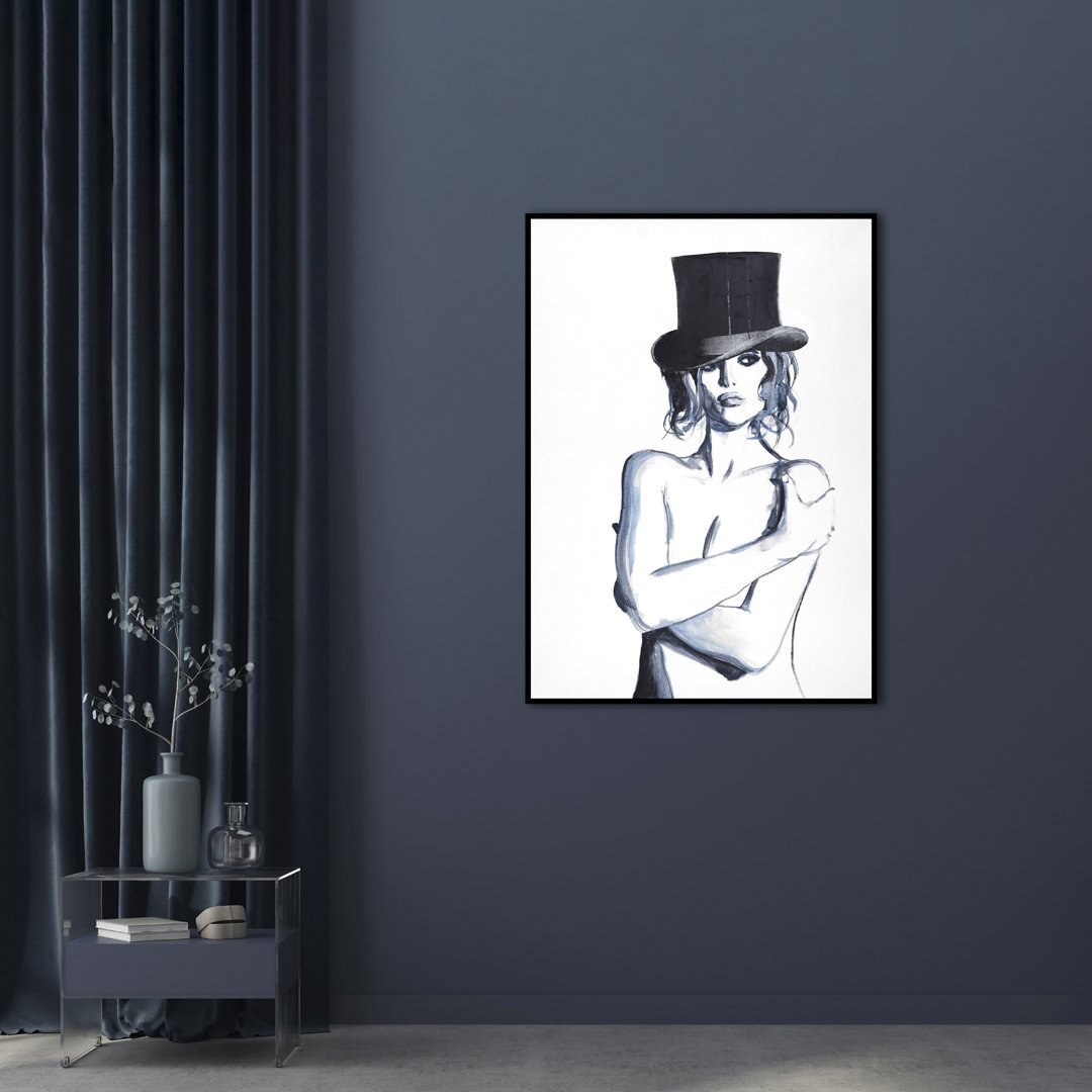 Blue Girl 1 | FRAMED PRINT