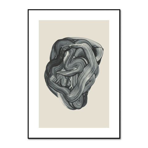 Brushed 3 | FRAMED PRINT